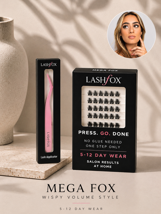 MEGA Fox Lash Kit – No Glue Needed DIY Lashes | LashFox PINK Lash Applicator