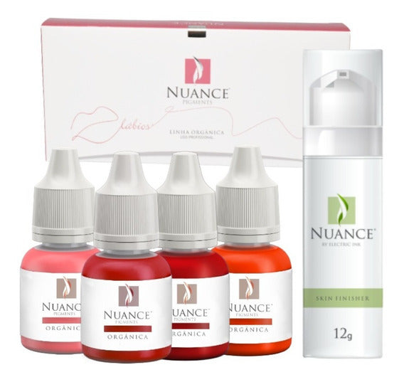 Nuance Kit Pigments Organic Tattoo Ink  5ml for blush lips and Lips Tattoo