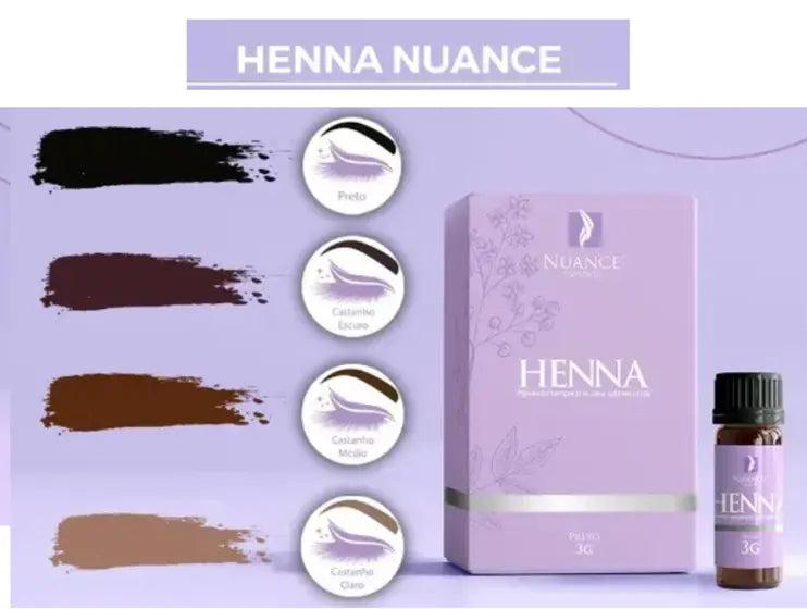 Henna Nuance 3g Henna Brazil Best Natural Brown for Brows and Freckels